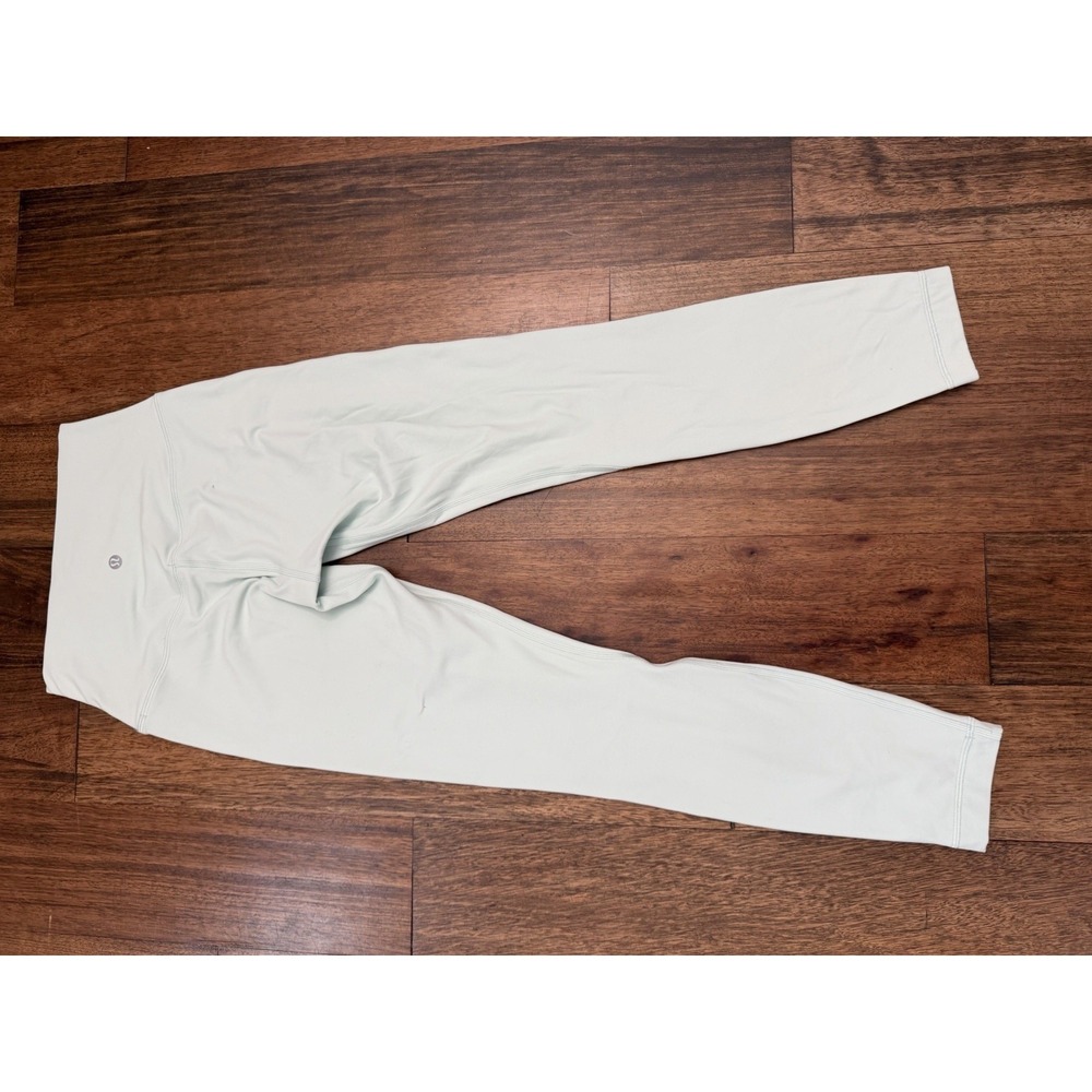 Lululemon Women's Align High-Rise 25'' Sage Green Ankle Leggings- Size 4 - Picture 6 of 7